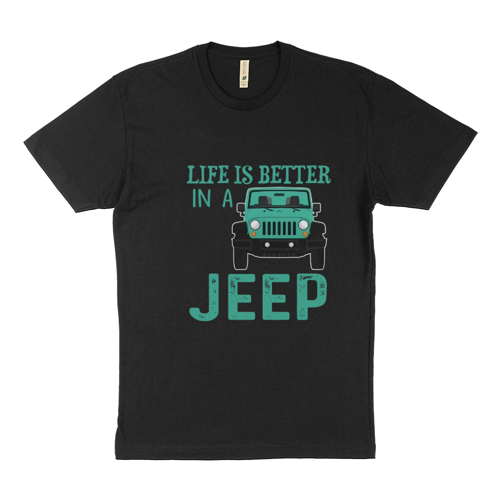 JEEP - LIFE IS BETTER IN A JEEP Sustainable T-Shirt
