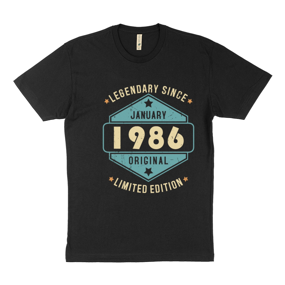 Legendary Since January 1986 Limited Edition Sustainable T-Shirt