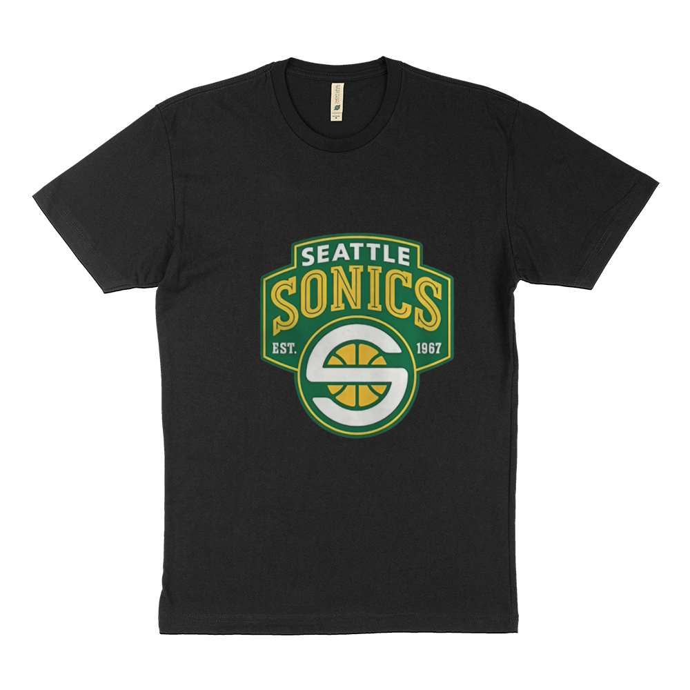 Seattle Supersonics Men Sustainable T-Shirt