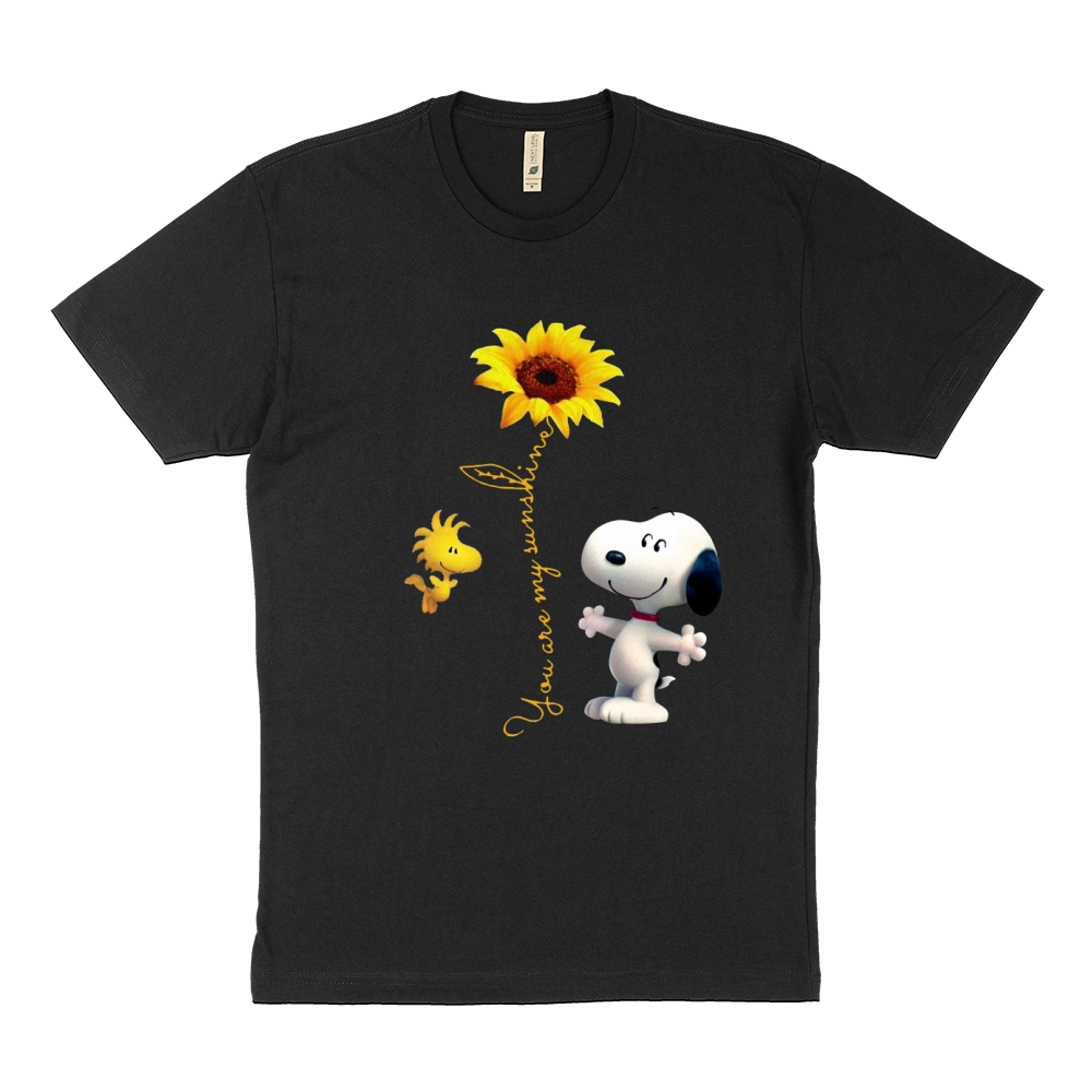 Snoopy and Woodstock you are my sunshine Sustainable T-Shirt