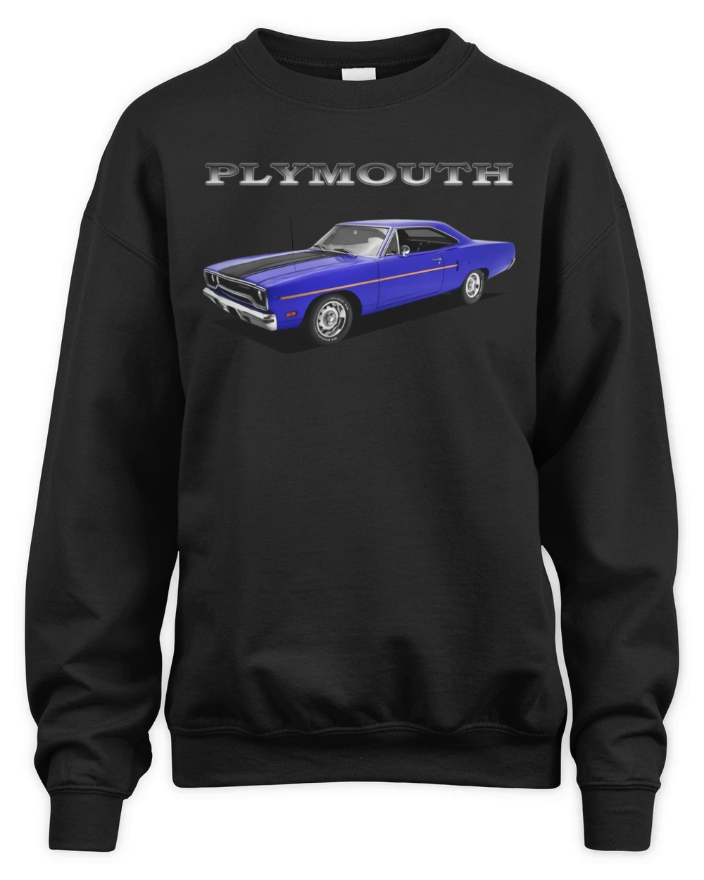 1970 Plymouth Road Runner Blue Unisex Premium Crewneck Sweatshirt