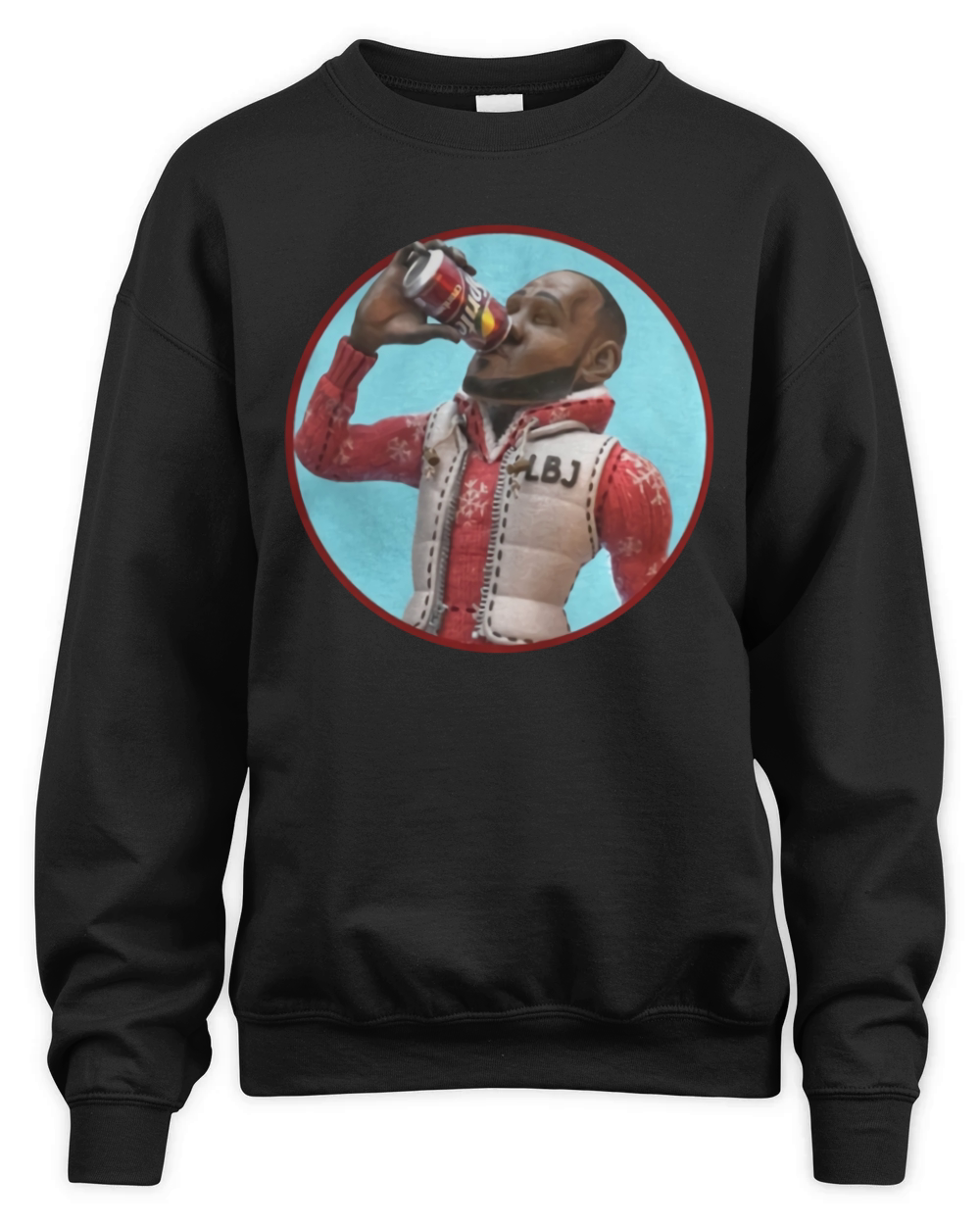 LeBron James Cranberry Sprite Meme Shirt Unisex Premium Crewneck Sweatshirt