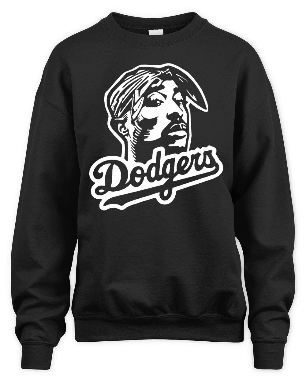 Tupac Shakur. • Los Angeles • Baseball • Dodgers • t-shirt Unisex Premium Crewneck Sweatshirt