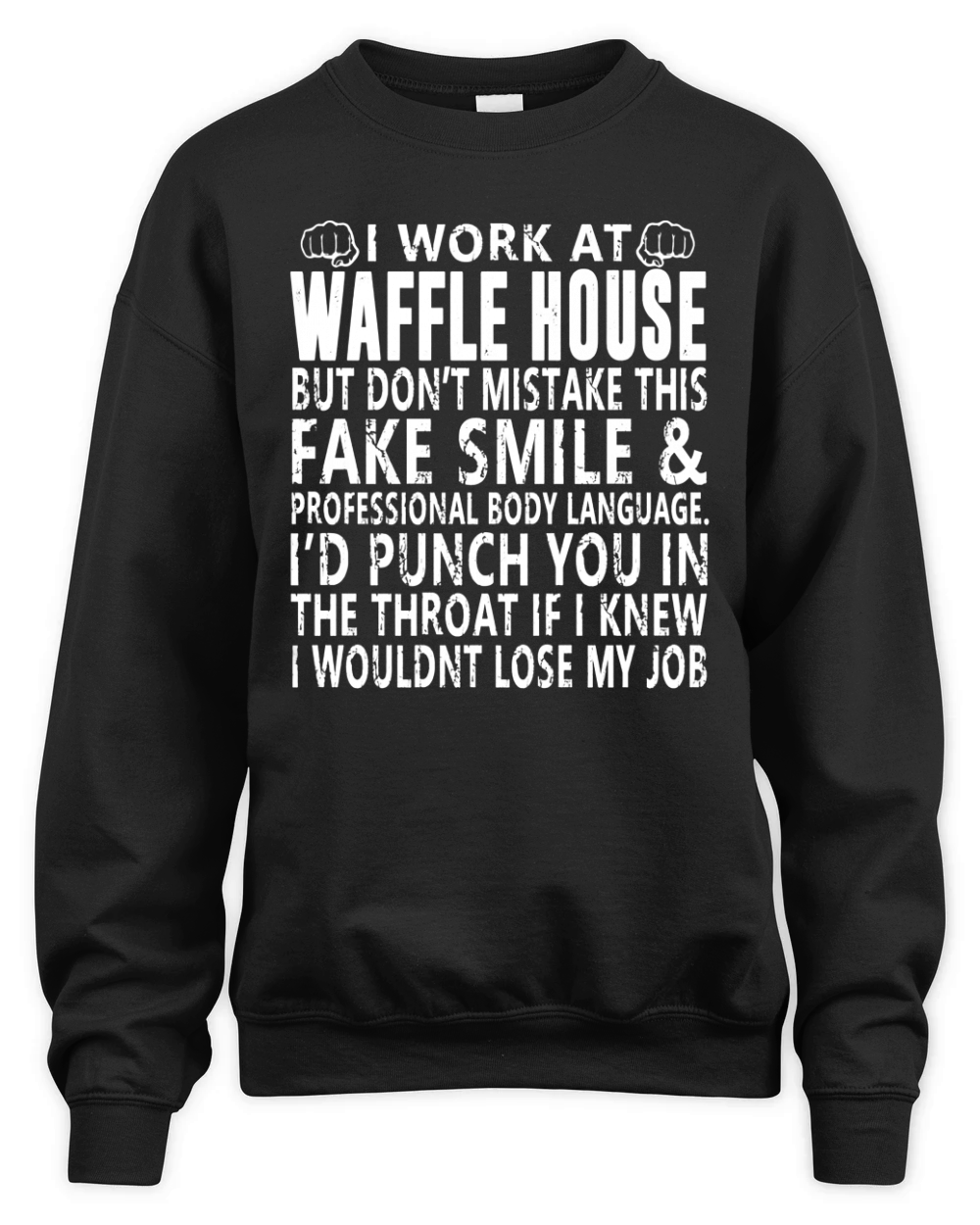 Waffle House Unisex Premium Crewneck Sweatshirt