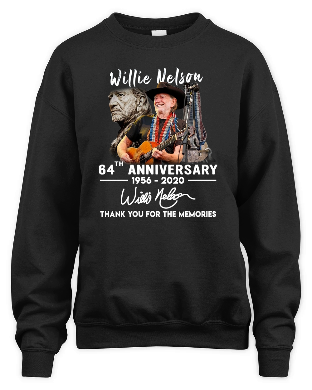 Willie Nelson Anniversary Unisex Premium Crewneck Sweatshirt