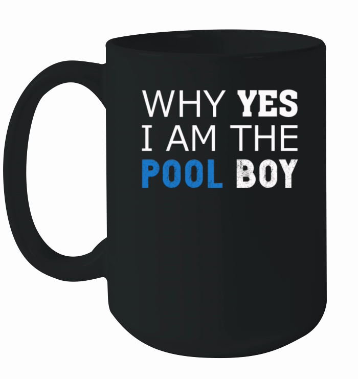 pool boy funny Ceramic Mug
