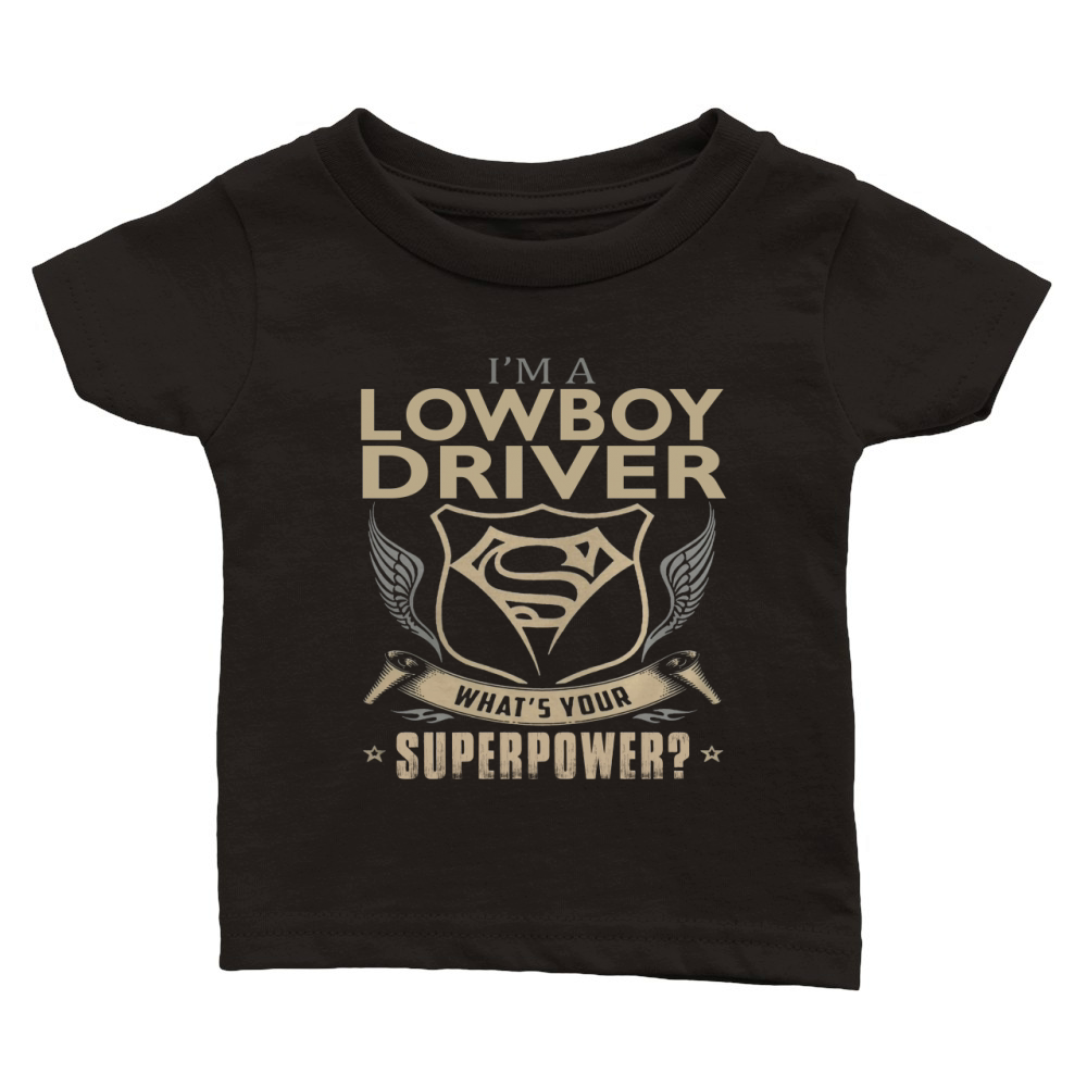 LOWBOY DRIVER Classic Baby Crewneck T-shirt