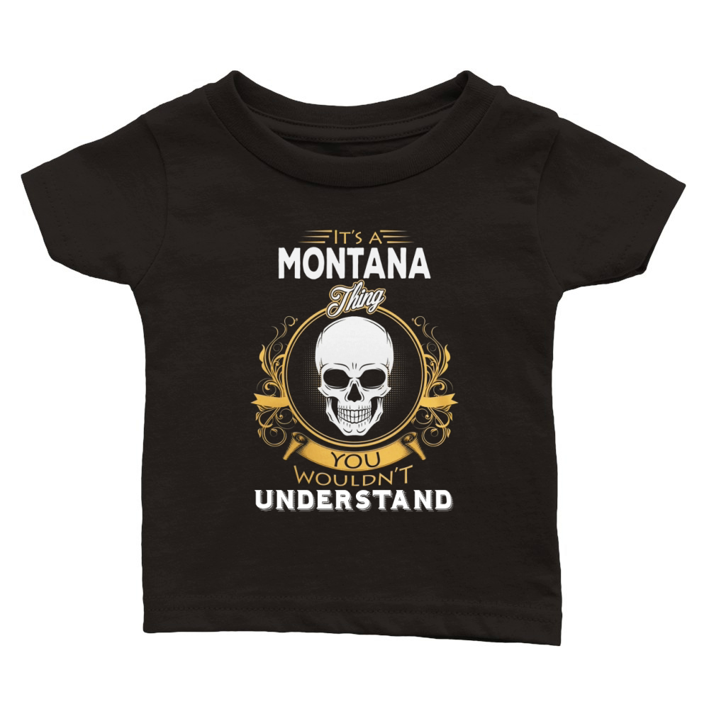 MONTANA, MONTANA Year, MONTANA LadiesTee Classic Baby Crewneck T-shirt