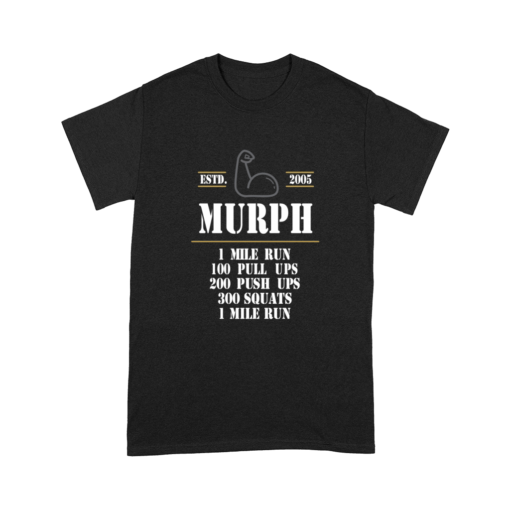 Murph Workout Exercise Challenge Patriotic WOD Comfort T-shirt