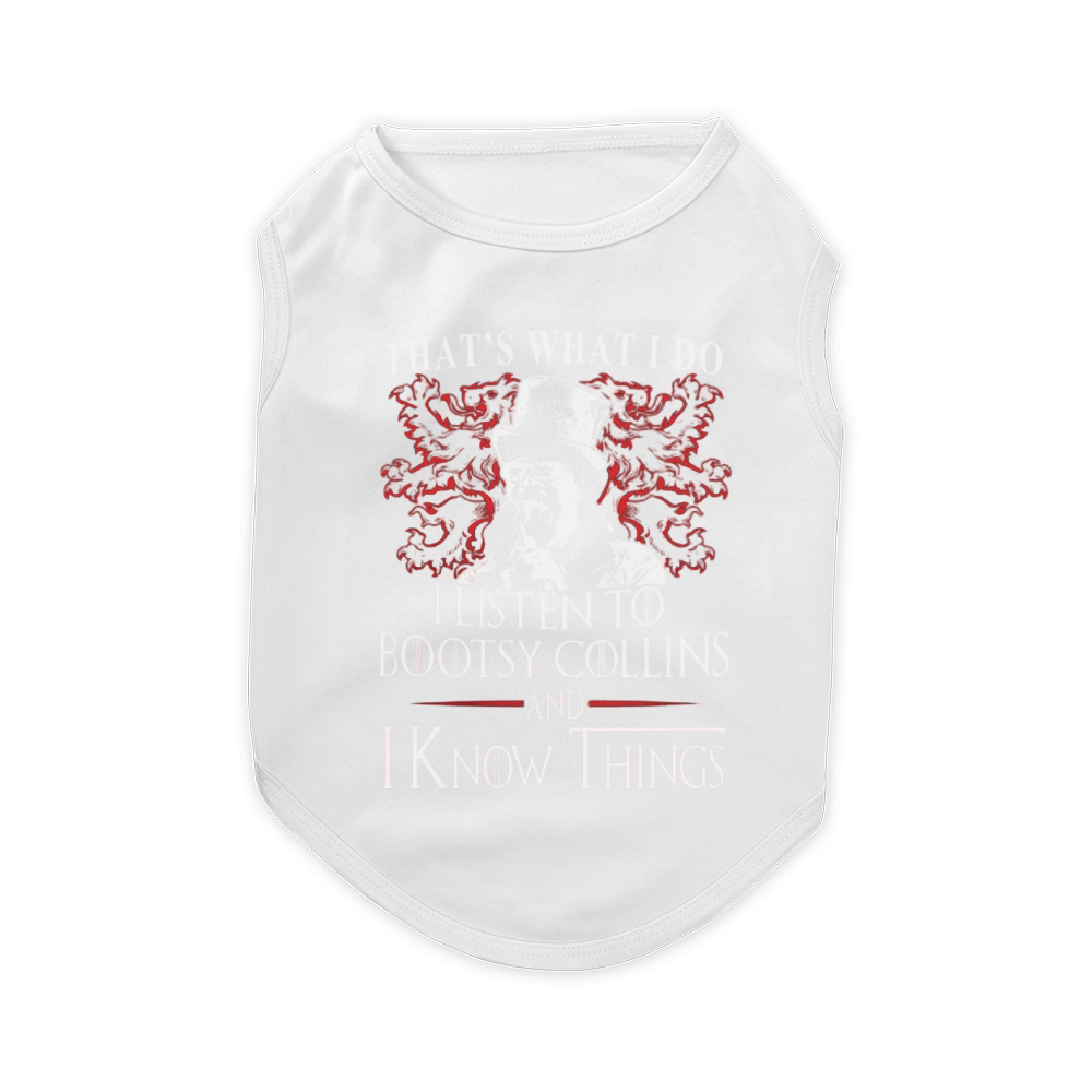 Bootsy Collins I KNOW THINGS Pet T-Shirt