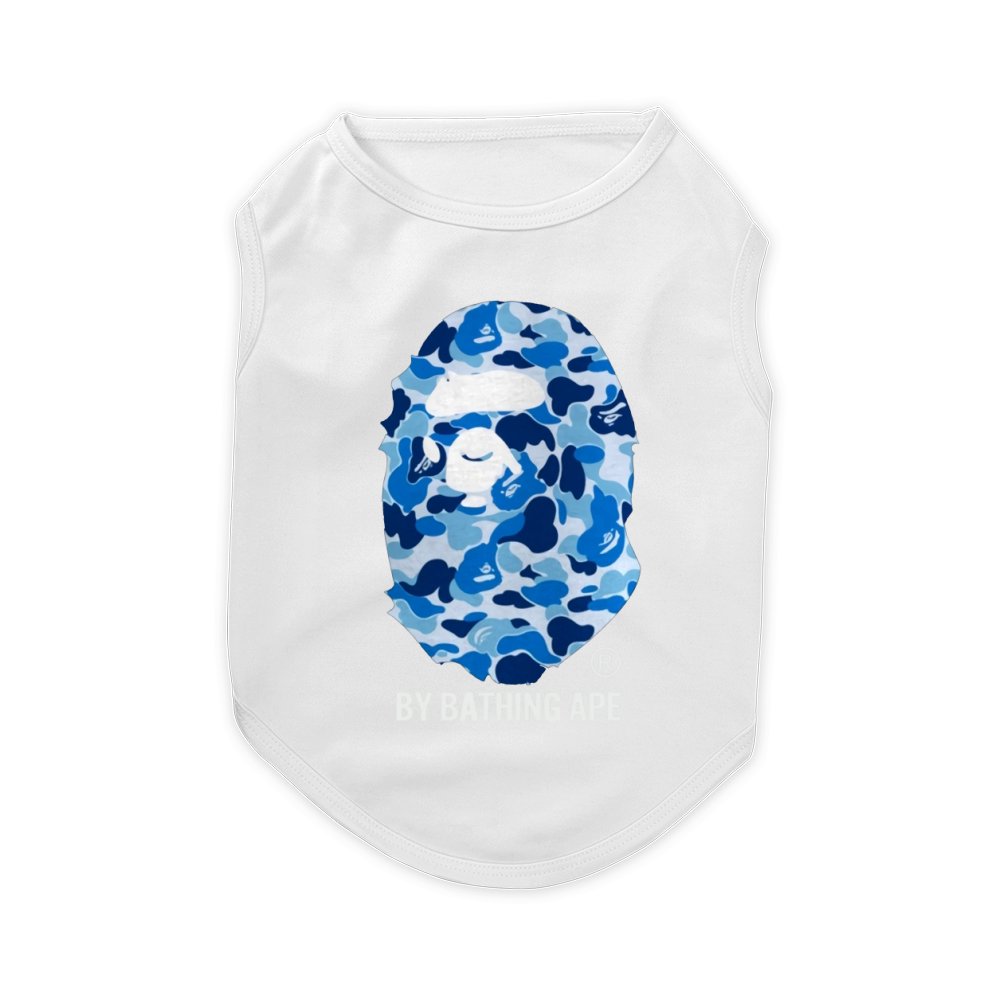 BY BAPE ABC BLUE CAMO T-Shirts Pet T-Shirt