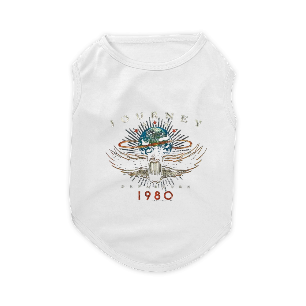 Journey Rock Band Music Group Departure 1980 Pet T-Shirt