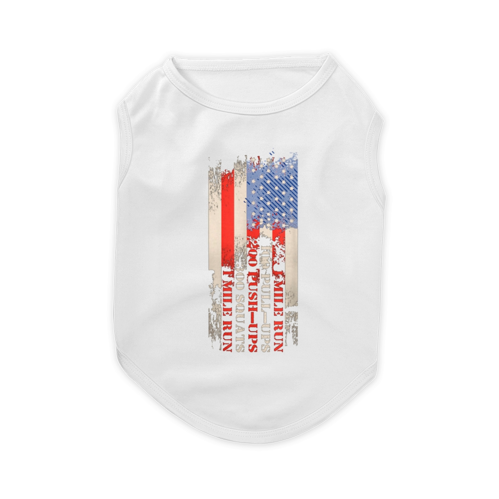 Memorial Day Murph Workout Pet T-Shirt