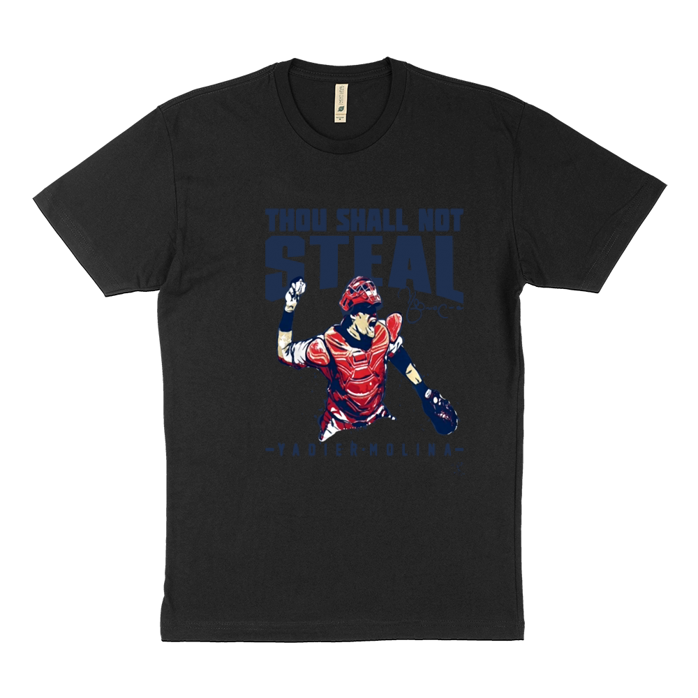 YADIER MOLINA - THOU SHALL NOT STEAL Sustainable T-Shirt