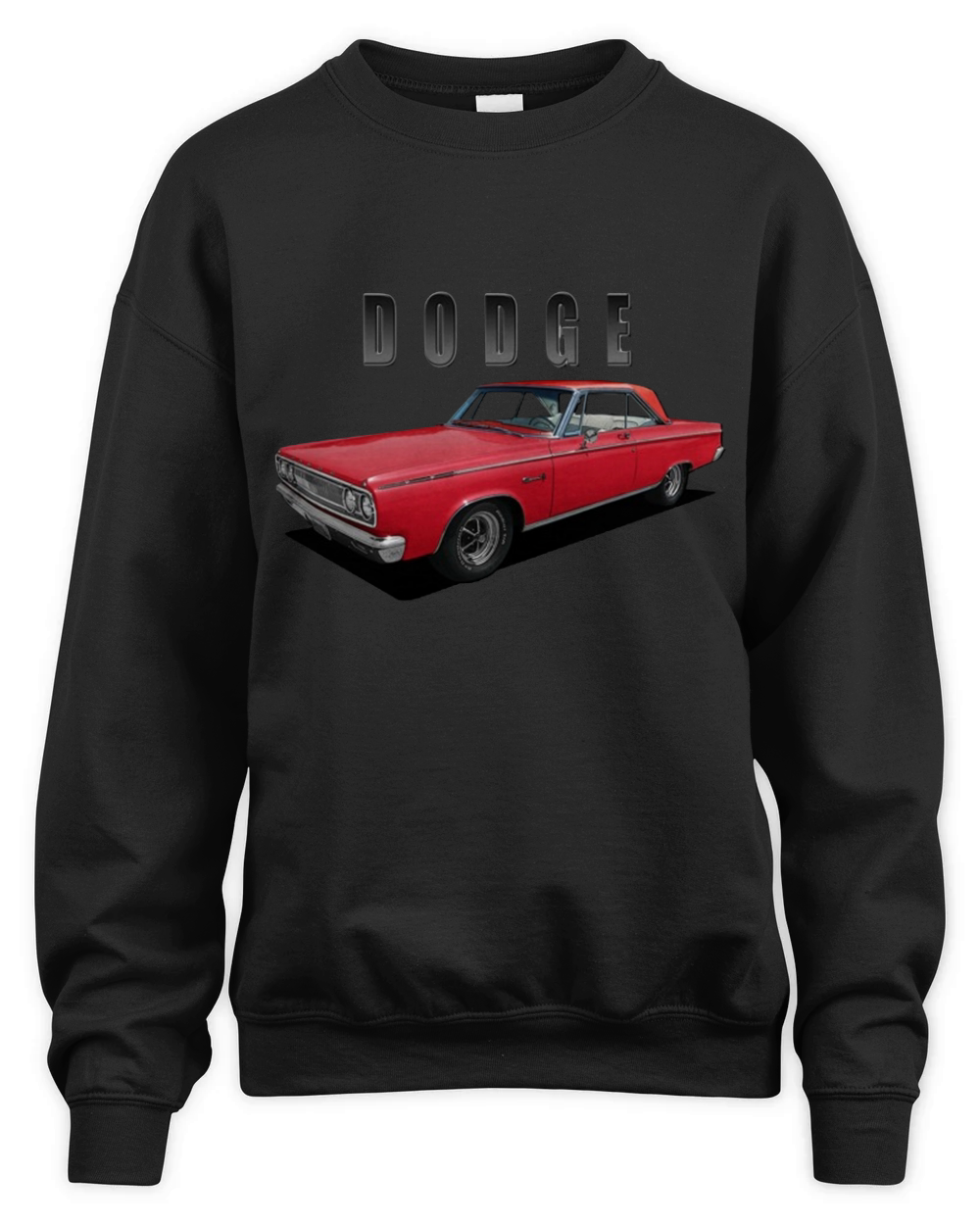 1965 Dodge Coronet 500 Red Unisex Premium Crewneck Sweatshirt