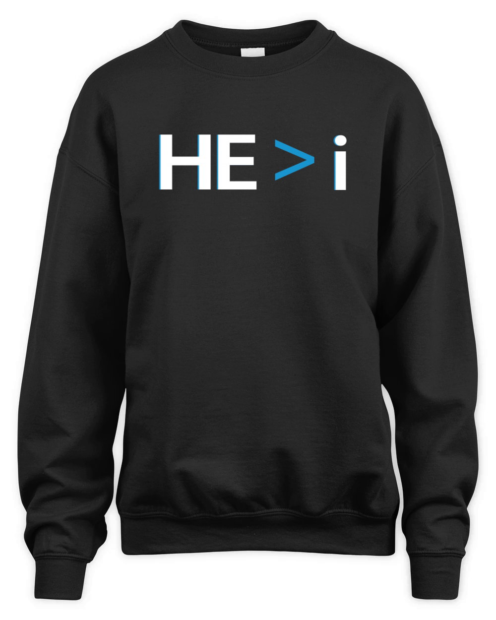 he is greater than i love praise worship christian tee shirt Unisex Premium Crewneck Sweatshirt