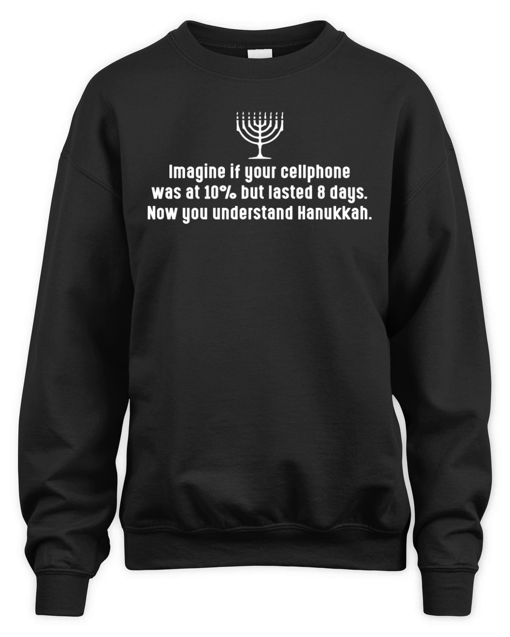Imagine if your cellphone was at 10 but lasted 8 days Unisex Premium Crewneck Sweatshirt