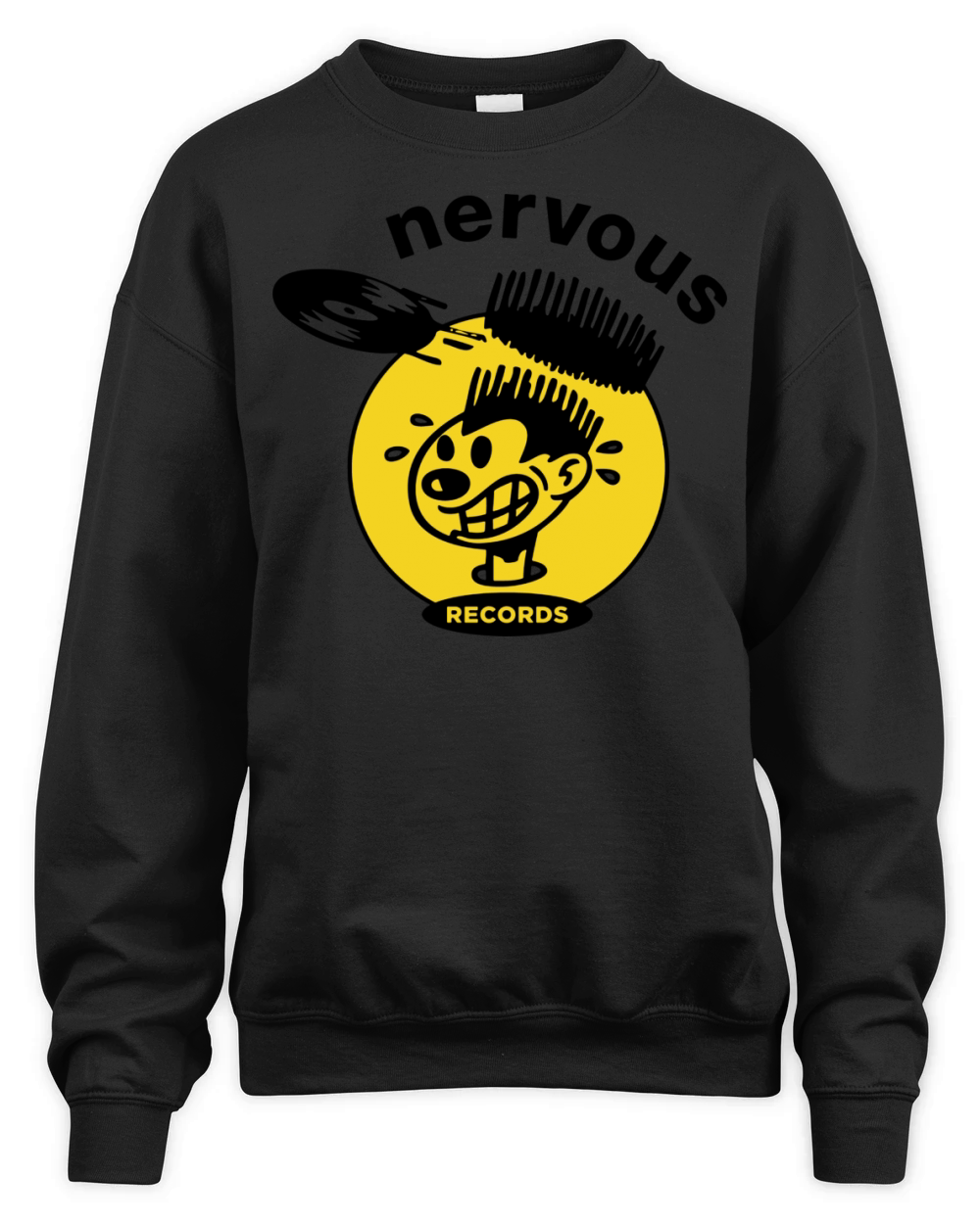 Nervous Records Unisex Premium Crewneck Sweatshirt