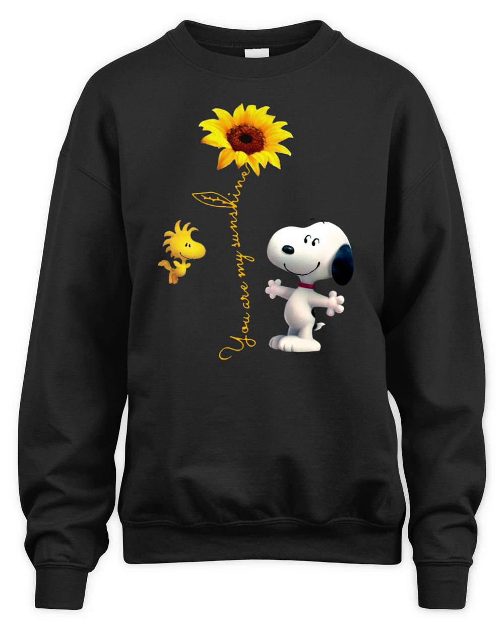 Snoopy and Woodstock you are my sunshine Unisex Premium Crewneck Sweatshirt