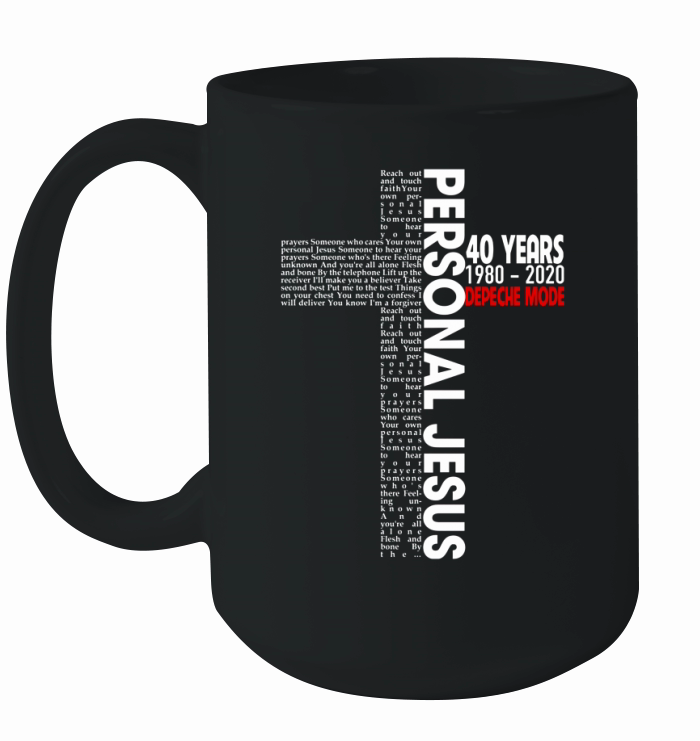 Personal Jesus Lyrics 50 Years Depeche Mode Ceramic Mug