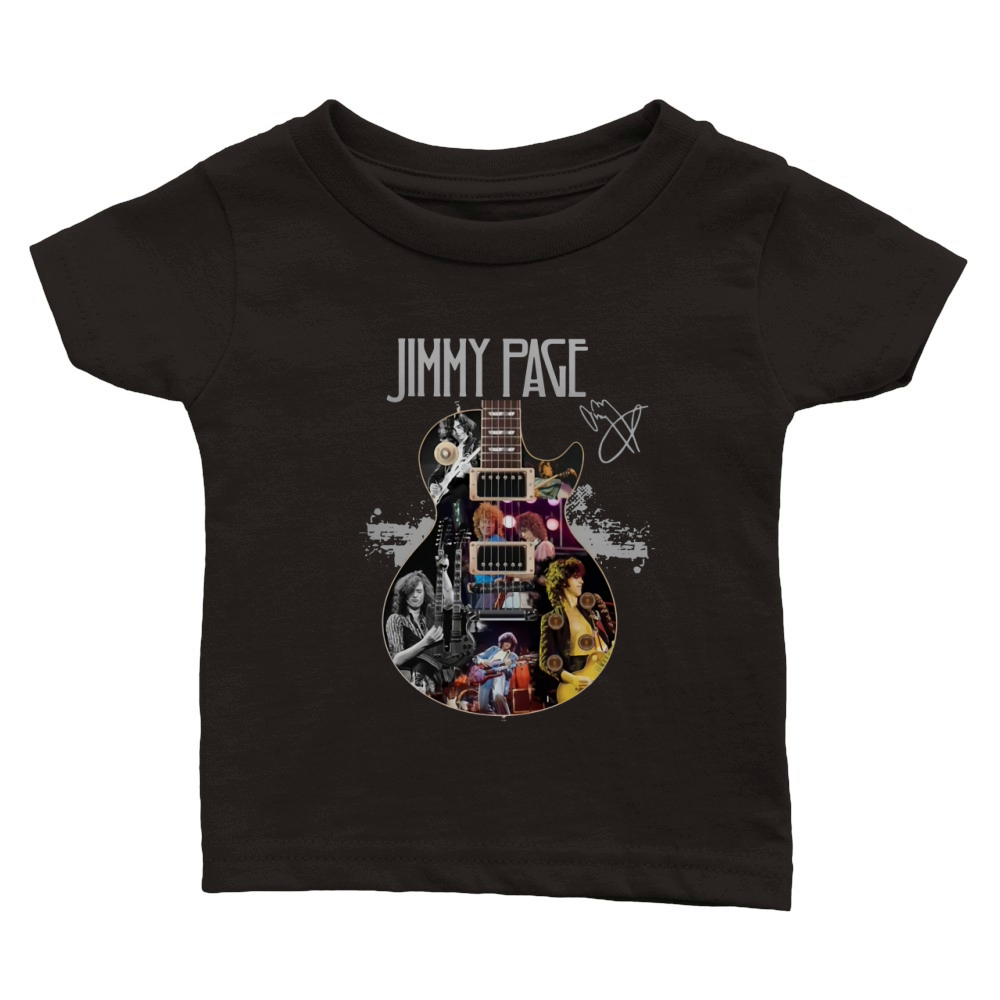Jimmy Page Guitarist signature shirt Classic Baby Crewneck T-shirt
