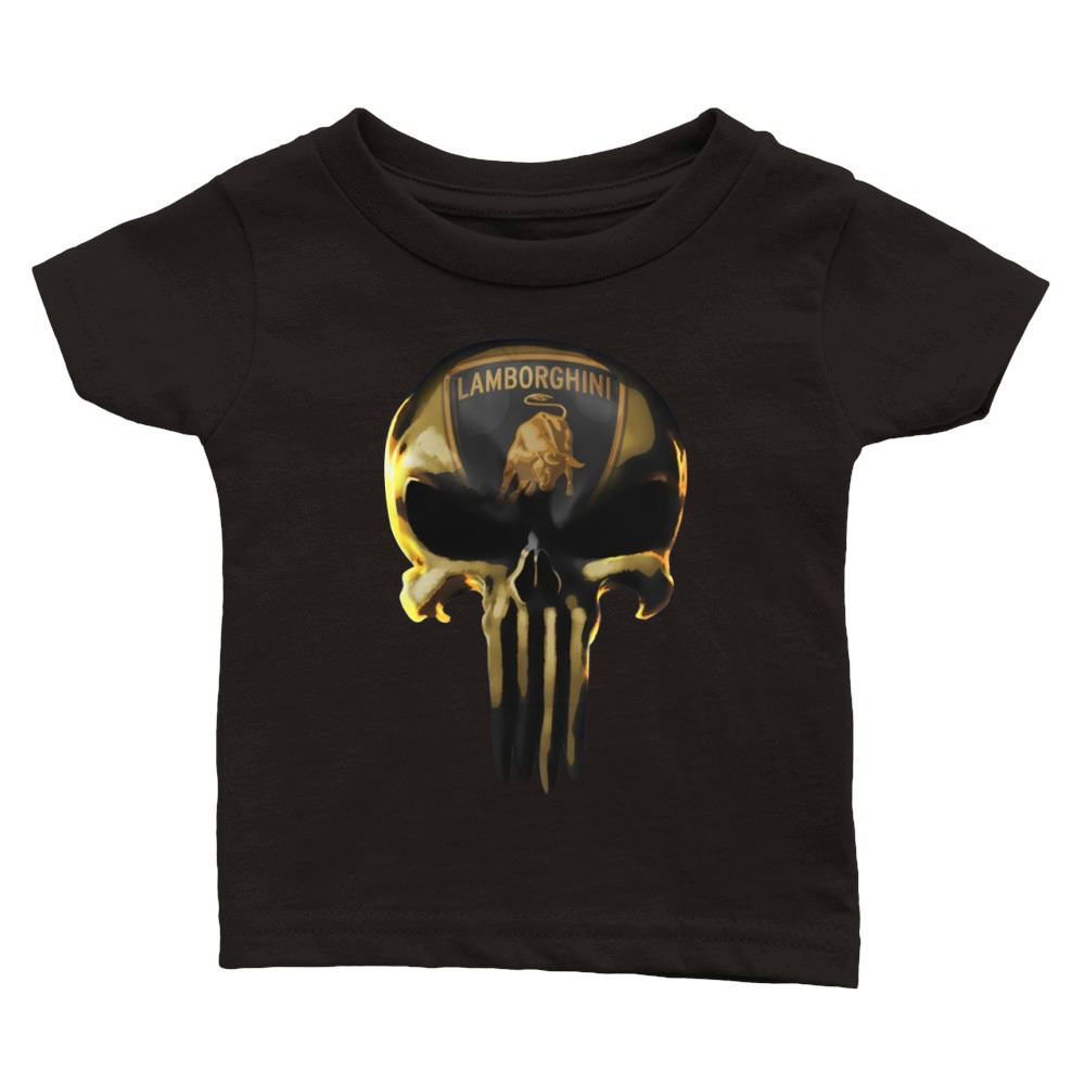 Lamborghini Skull V1 T-shirt, Hoodies and More Classic Baby Crewneck T-shirt