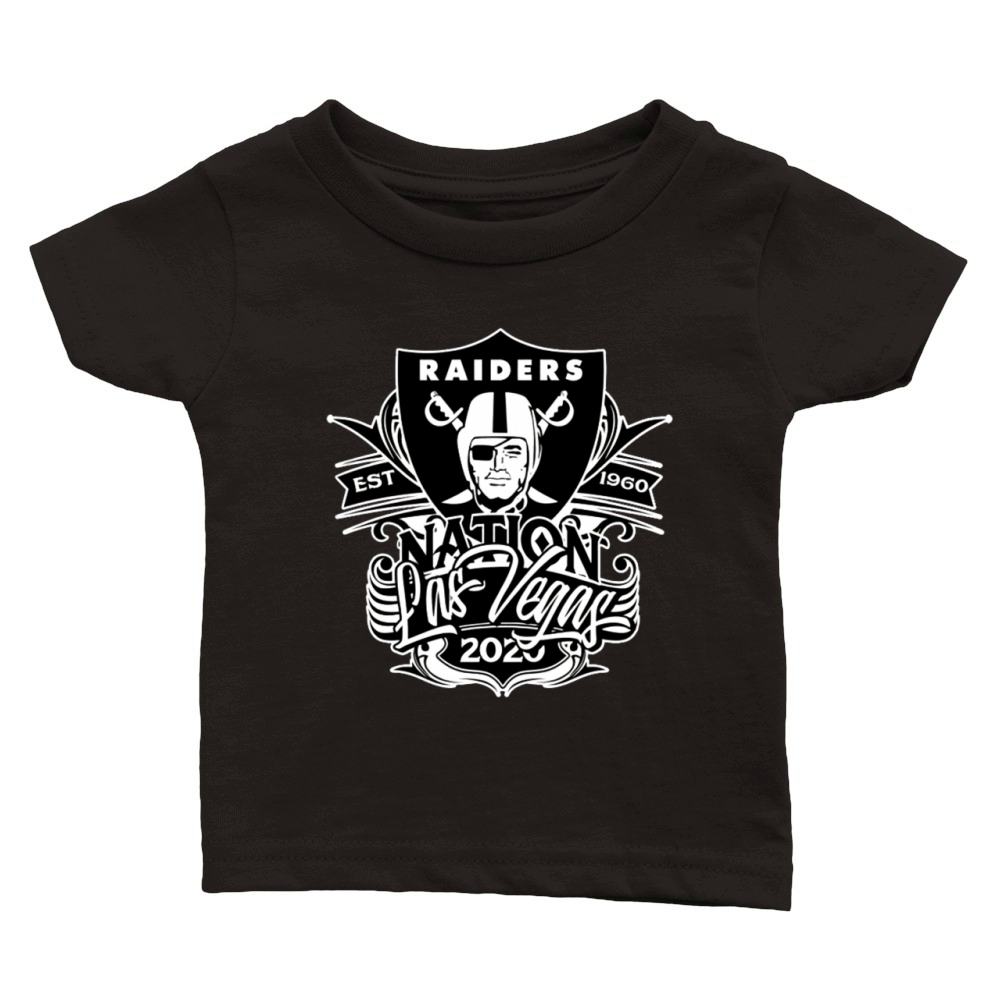 Raider Nation Las Vegas 2020 - Trucker Cap Classic Baby Crewneck T-shirt