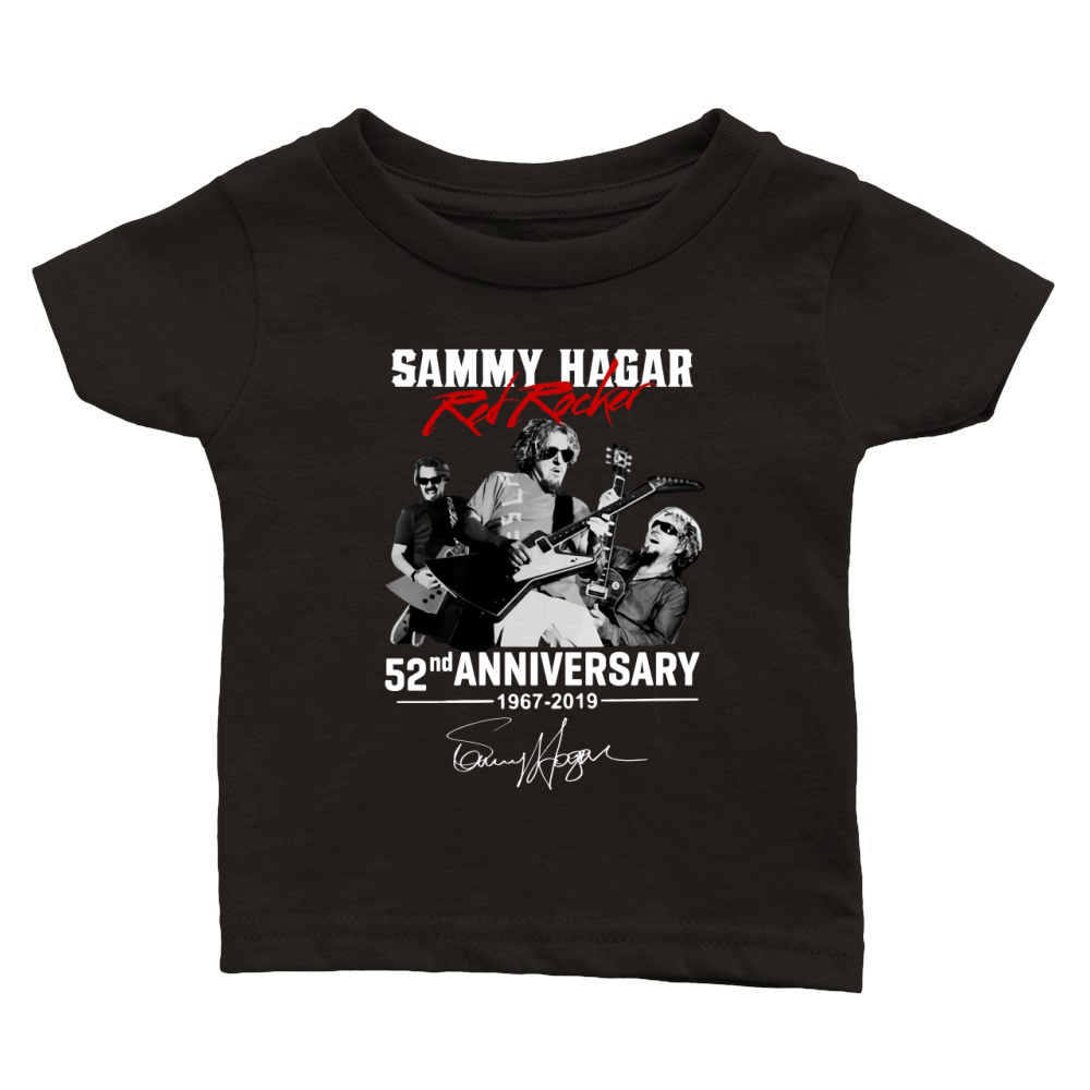 Sammy Hagar The Red Rocker 52nd anniversary 1967-2019 signature shirt Classic Baby Crewneck T-shirt
