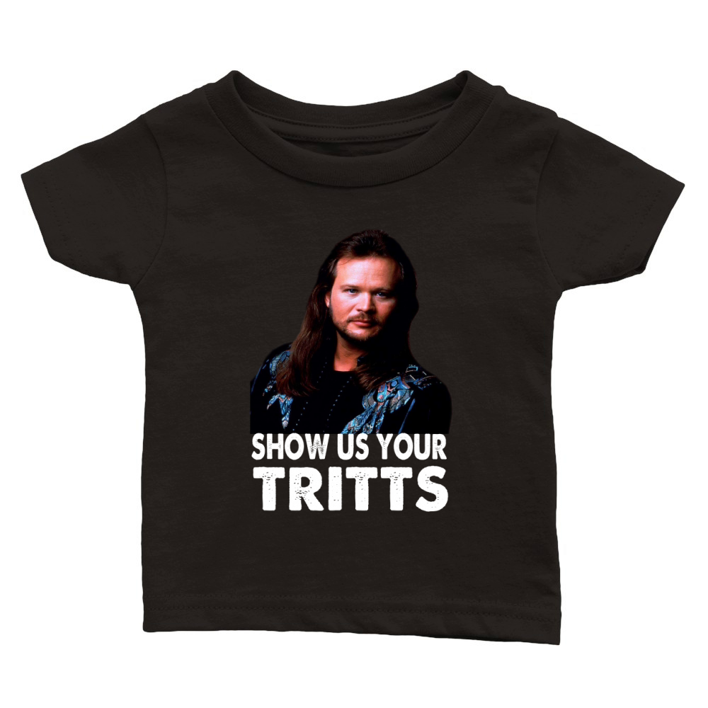 Show Us Your Tritts Portrait Art Classic Baby Crewneck T-shirt