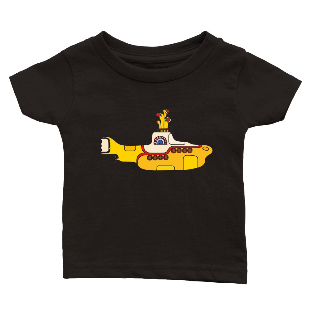The Beatles Yellow Submarine Art Classic Baby Crewneck T-shirt