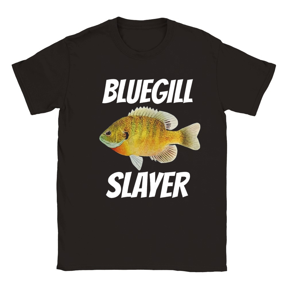 Bluegill Slayer Fishing T-Shirt Classic Kids Crewneck T-shirt