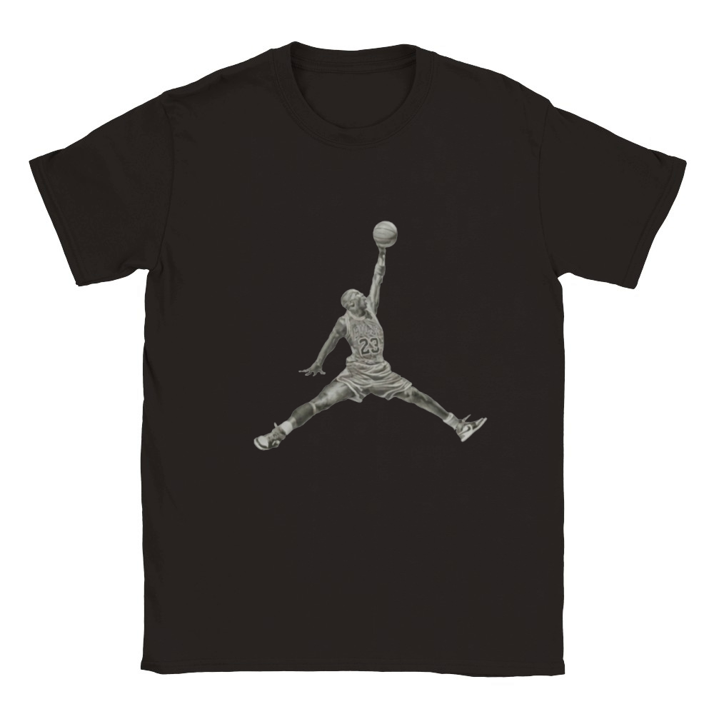Michael Jordan Basketball Player Classic Kids Crewneck T-shirt