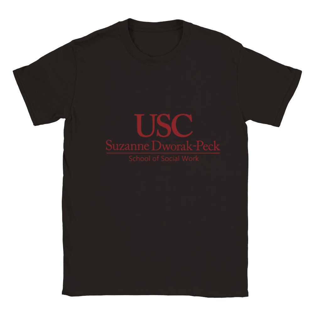 USC Suzanne Dworak-Peck School of Social Work Classic Kids Crewneck T-shirt