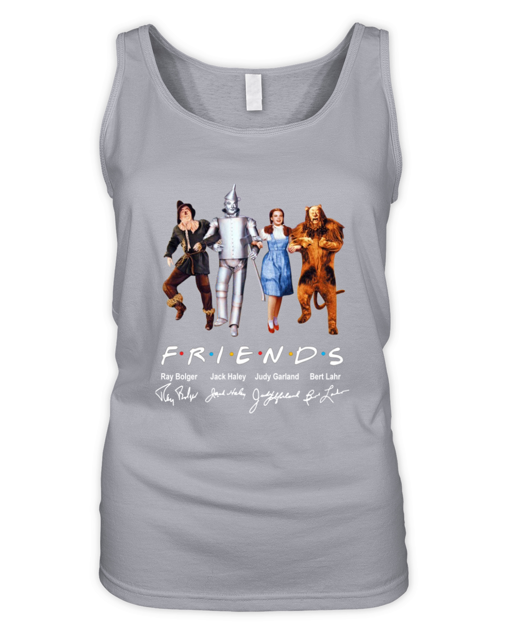 The Wizard of Oz Friends Signatures shirt Organic Women's Tank Top