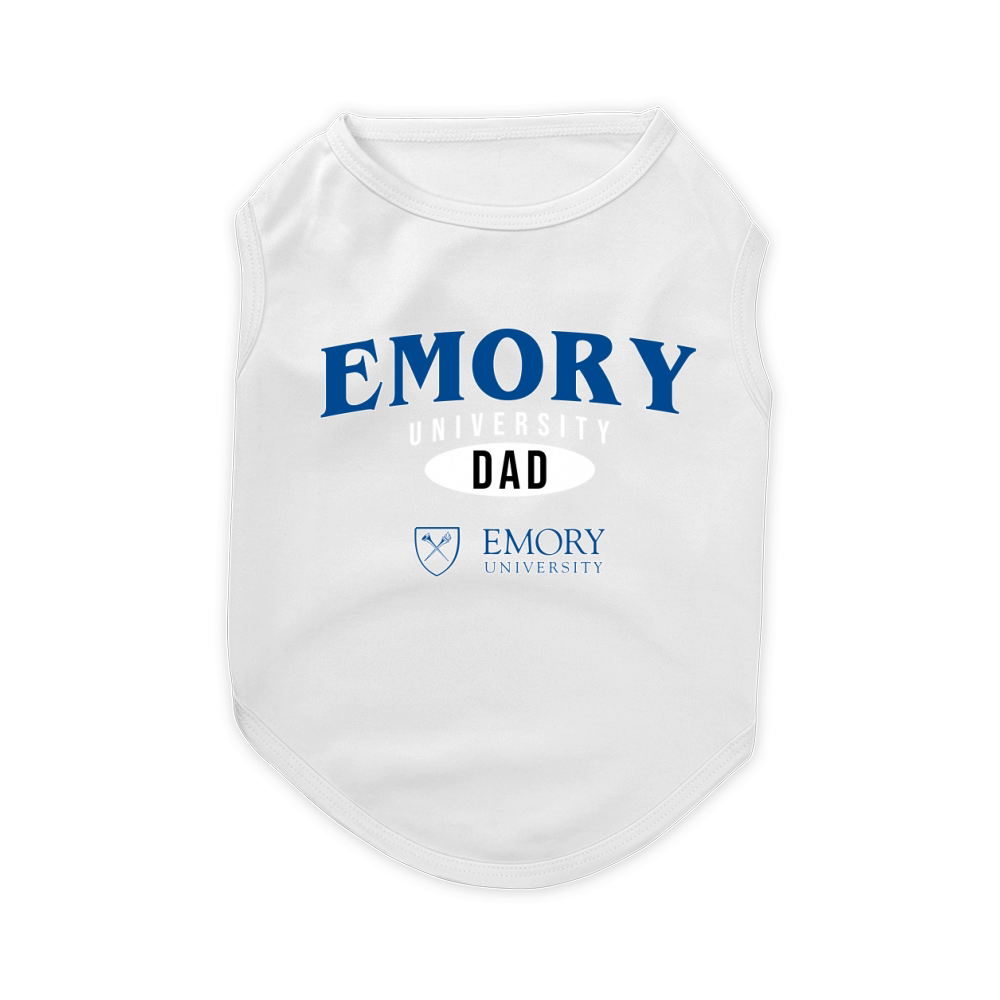 Champion Emory University Dad 2020 Pet T-Shirt