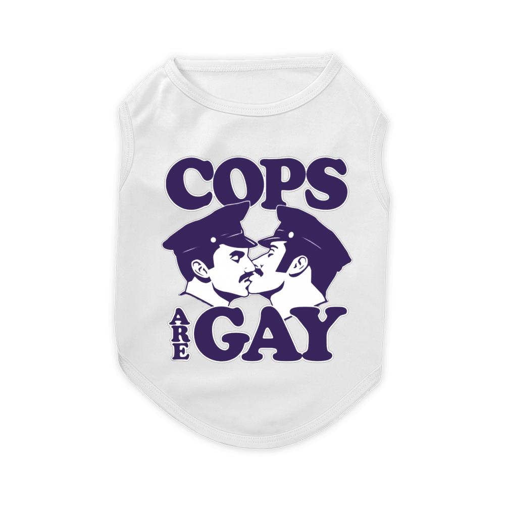 Cops are Gay T-Shirt Pet T-Shirt