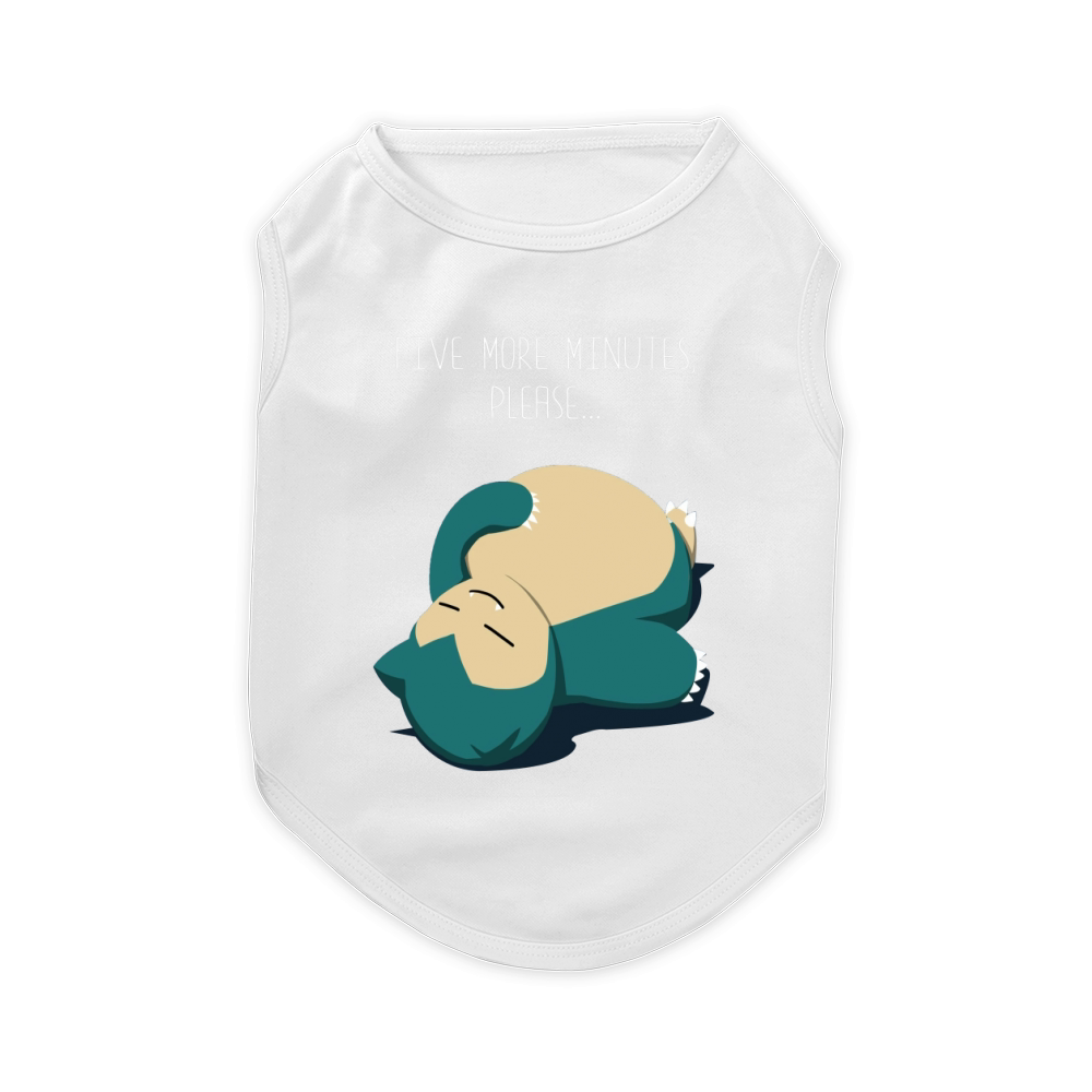 Snorlax Five More Minutes Please Men's Pet T-Shirt
