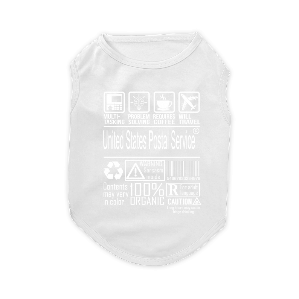United States Postal Service Multitasking Job Shirts Pet T-Shirt