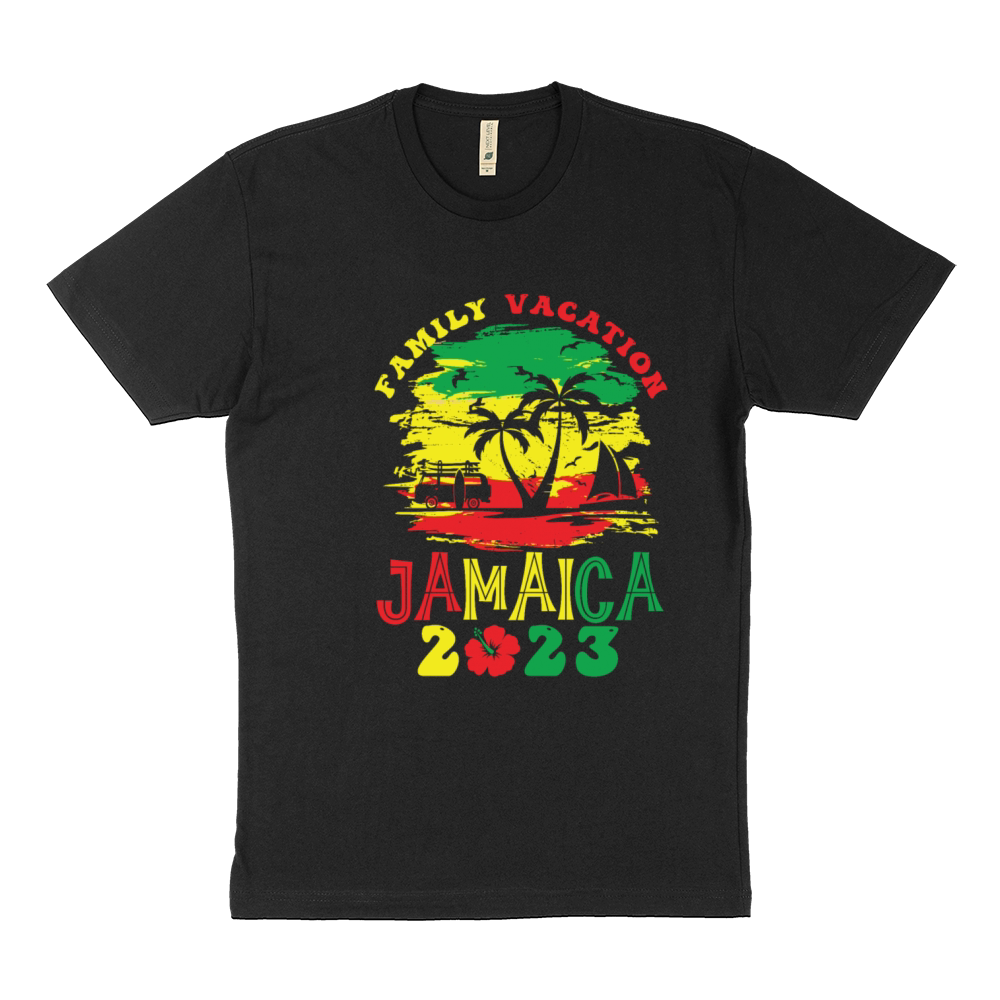 Family Vacation Jamaica 2023 Matching Family Group Sustainable T-Shirt