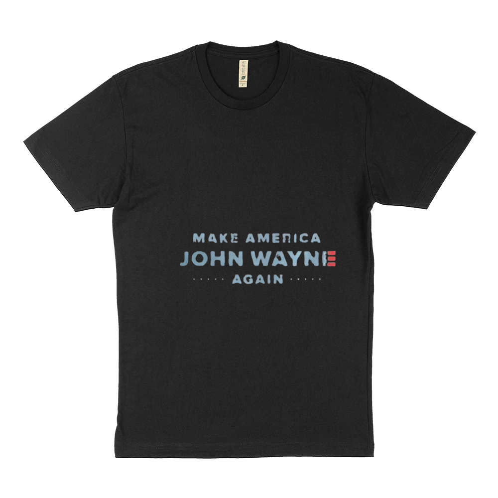 Make America John Wayne Again American Flag Sustainable T-Shirt