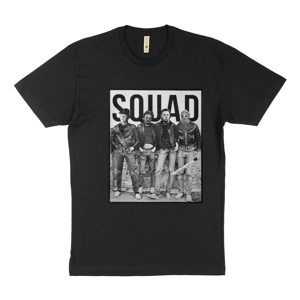 Squad Freddy Krueger Michael Myers Jason Voorhees Leatherface shirt Sustainable T-Shirt