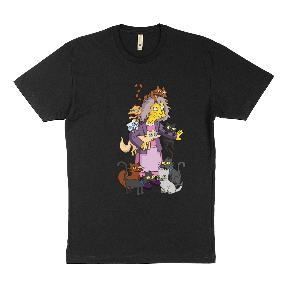 The Simpsons Crazy Cat Lady shirt, hoodie, sweater, longsleeve t-shirt Sustainable T-Shirt