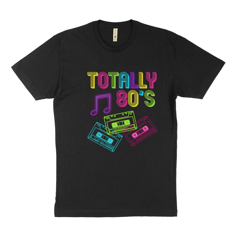 Totally 80's Neon Music Sustainable T-Shirt