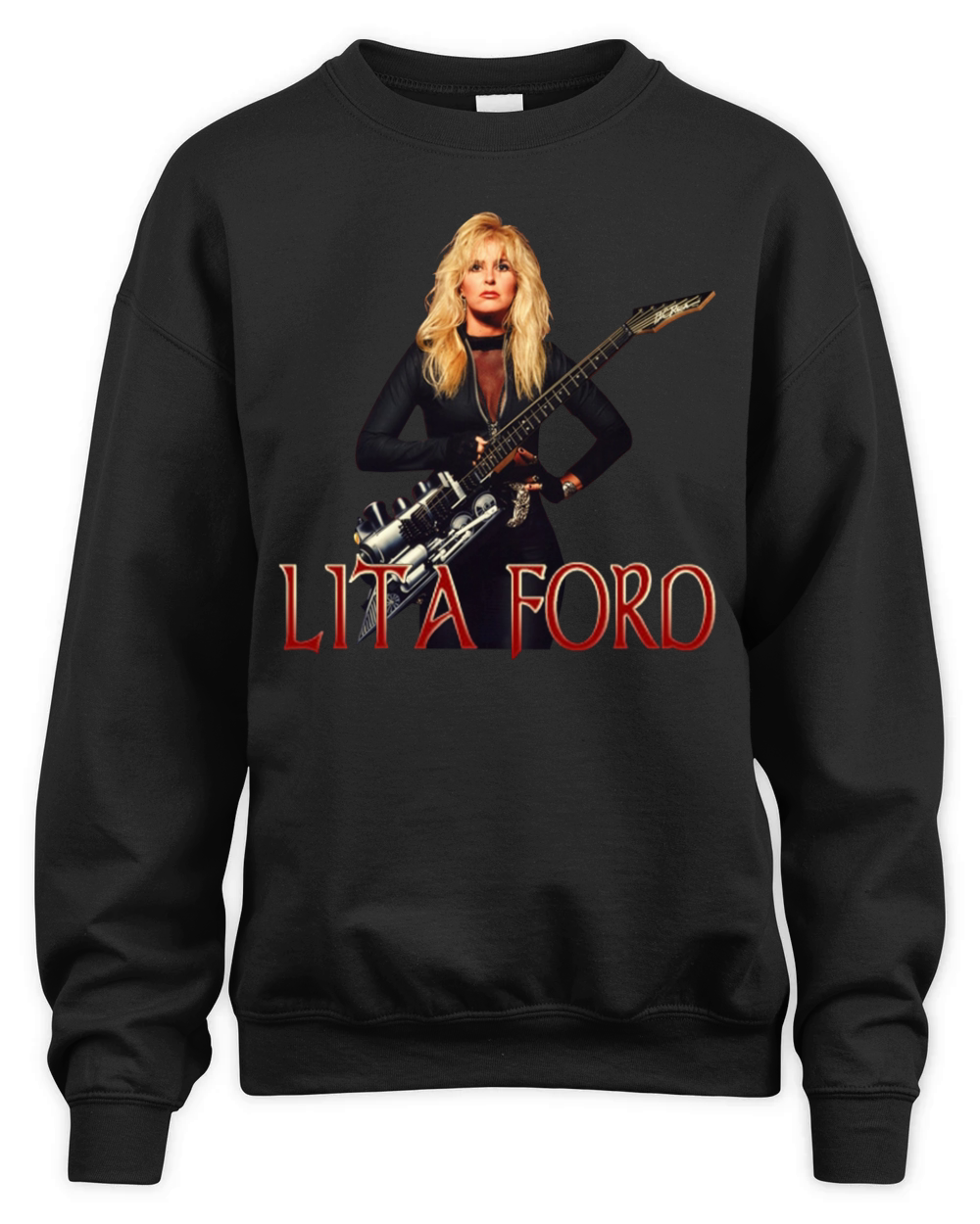 Lita Ford Tshirt Unisex Premium Crewneck Sweatshirt