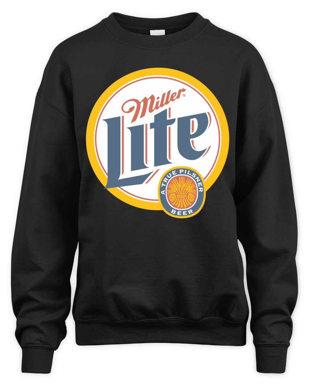 Miller lite discount crew neck sweatshirt