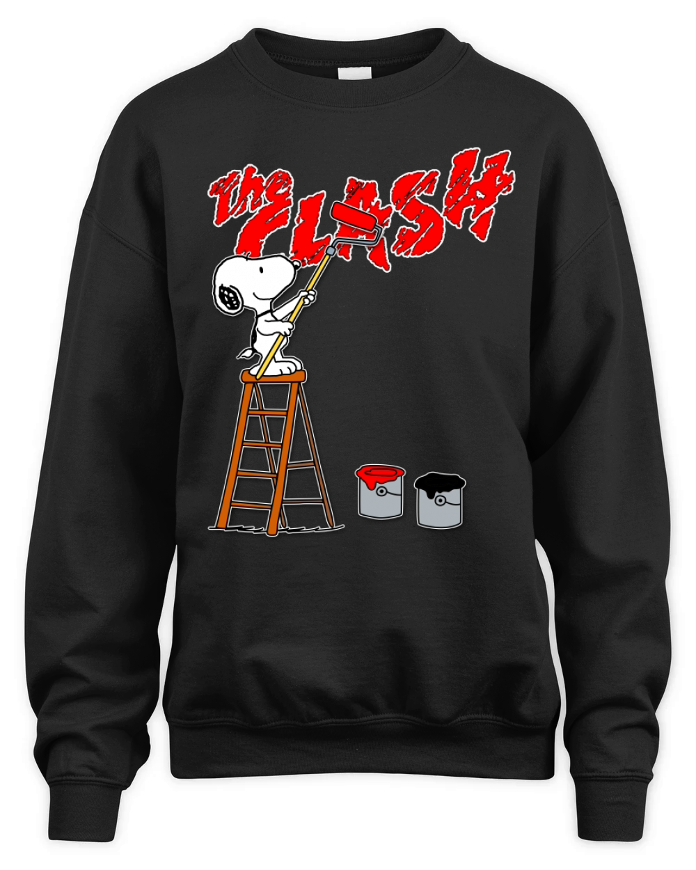 Snoopy paints  The Clash - Coffee Mug (colored) Unisex Premium Crewneck Sweatshirt