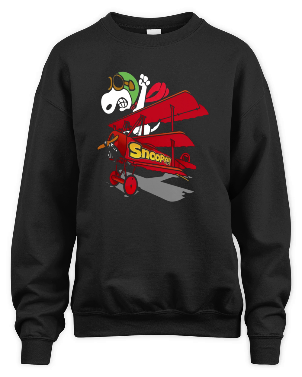 snoopy pilot Unisex Premium Crewneck Sweatshirt
