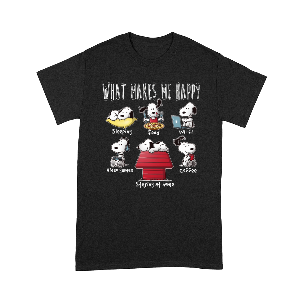 What makes Snoopy happy Comfort T-shirt