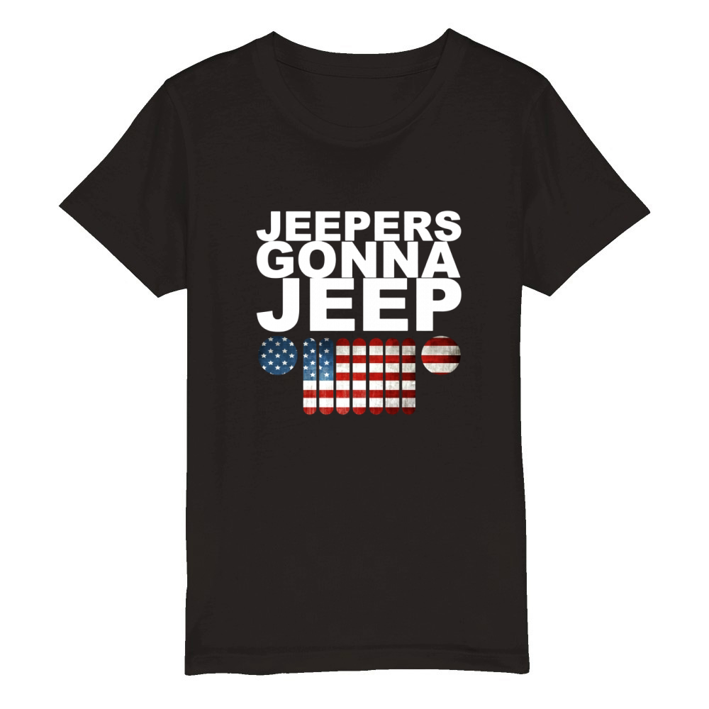 jeepers gonna jeep Organic Kids Crewneck T-shirt