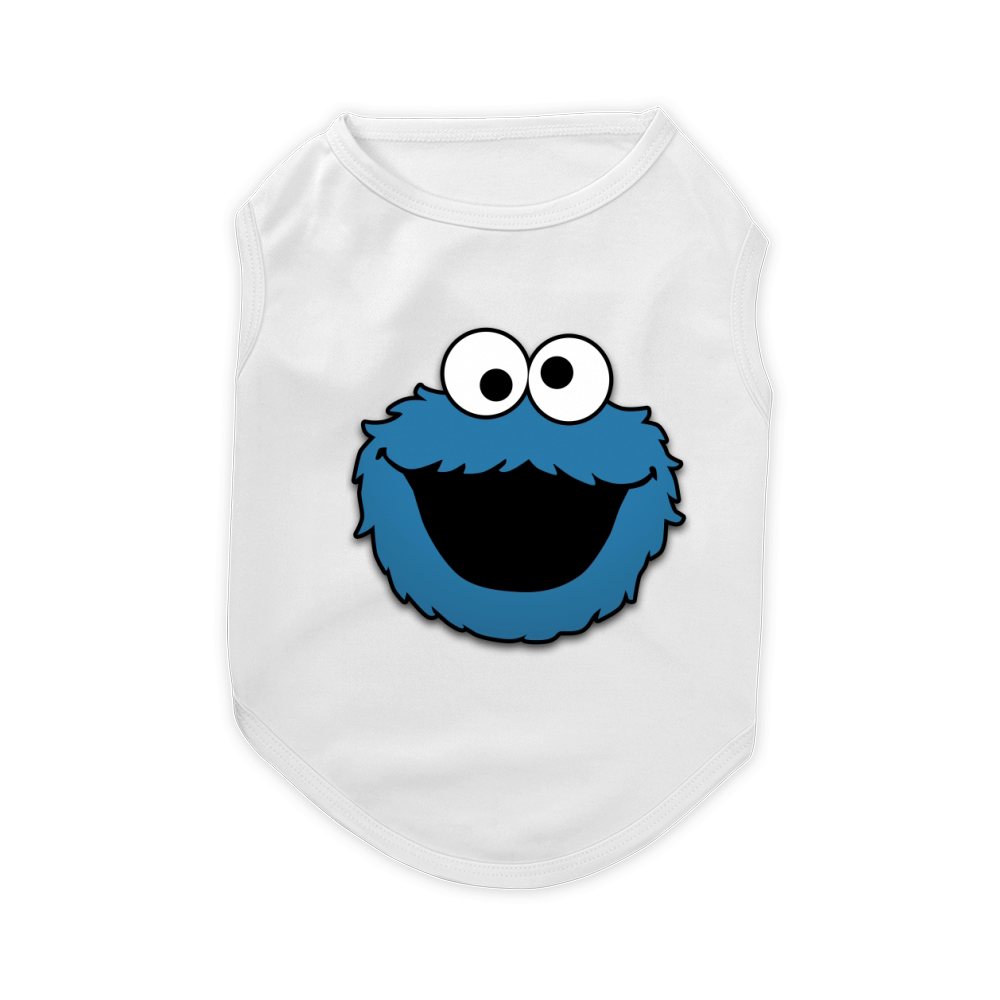 Cookie Monster Cartoon Pet T-Shirt
